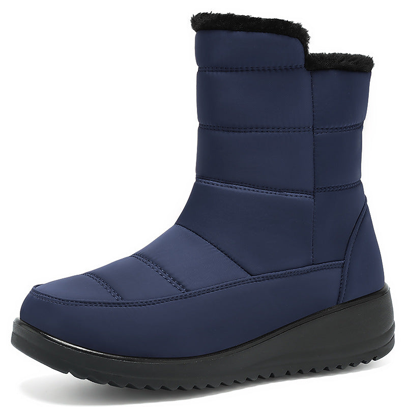 Damen Isolierte Winterstiefel mit warmer Fütterung und rutschfester Sohle EB