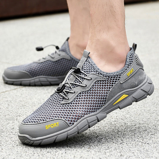 Herren Sportliche Mesh-Sneaker mit rutschfester Sohle EB