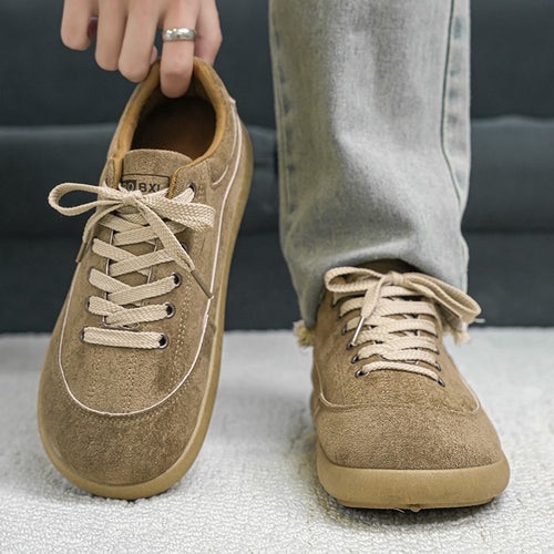 Damen Sportliche Sneaker mit hochwertigem Wildleder-Obermaterial und bequemer Laufsohle EB