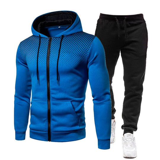 Herren Hoodie- und Jogginghose Set mit atmungsaktivem Design EB
