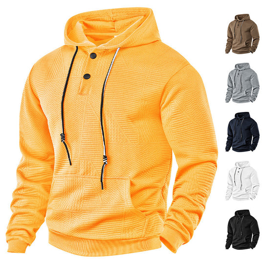Herren Hoodie mit strukturiertem Design EB