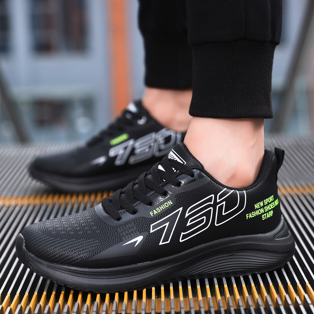 Damen Sportliche Lauf-Sneaker mit atmungsaktiver Oberflächenstruktur und flexiblem Sohlenprofil EB