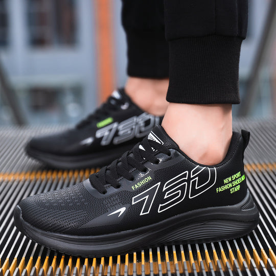Damen Sportliche Lauf-Sneaker mit atmungsaktiver Oberflächenstruktur und flexiblem Sohlenprofil EB