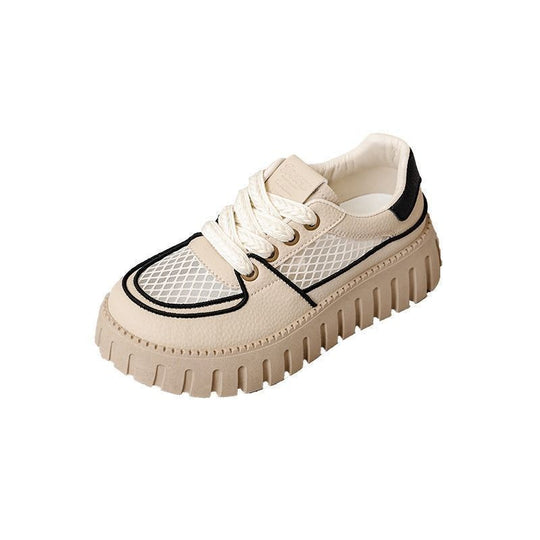 Damen modische Lifestyle-Sneaker mit texturiertem Obermaterial und dämpfender Sohle EB