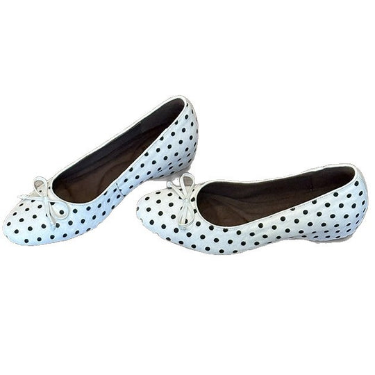 Damen Ballerinas mit modischem Punktedesign und bequemer Passform EB