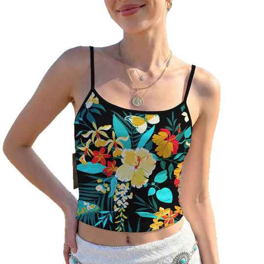 Damen Sommerliches Crop Top EB