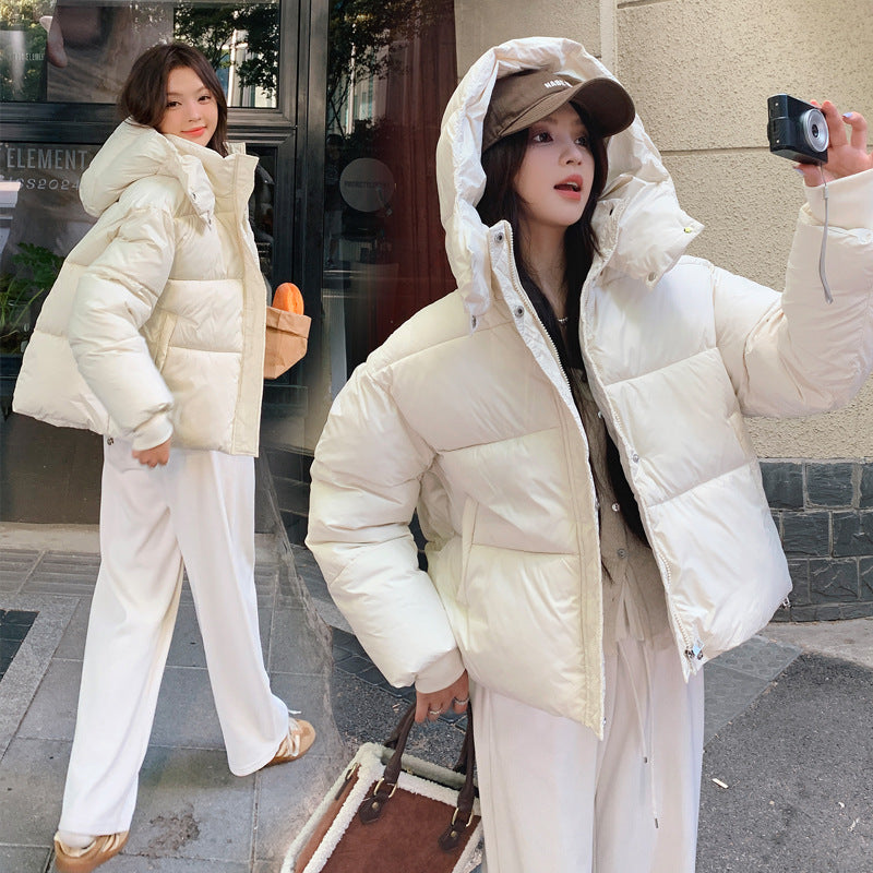 Damen Pufferjacke mit verstellbarem Bund und weichem Innenfutter EB