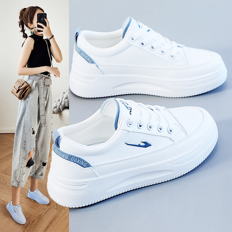 Damen lässige Sneakers mit dämpfendem Fußbett und stylischem Logo EB