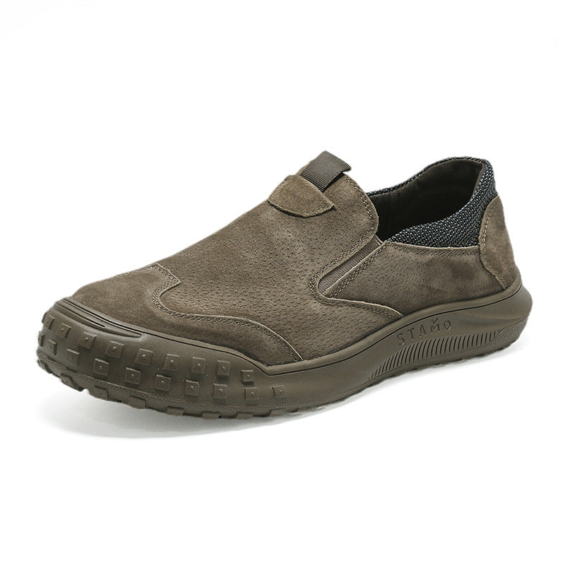Damen Bequeme Slip-On Freizeitschuhe mit rutschfester Sohle EB