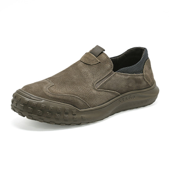 Damen Bequeme Slip-On Freizeitschuhe mit rutschfester Sohle EB