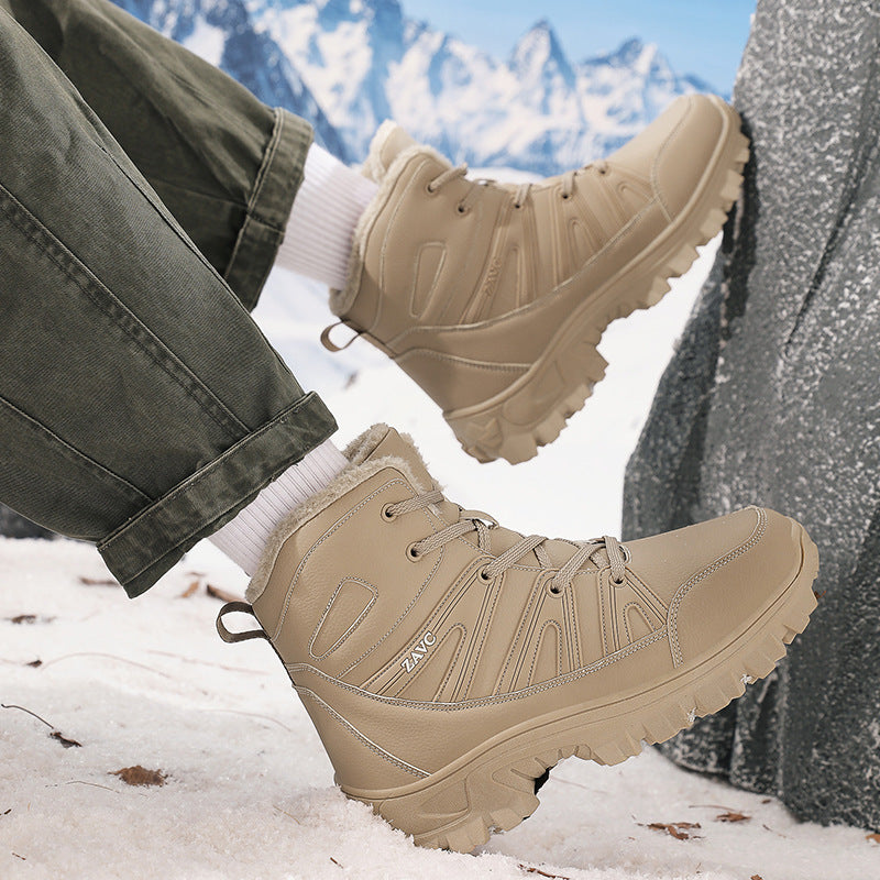 Damen Warmfutter Winterstiefel mit rutschfester Sohle und schnellem Schnellschnürsystem EB