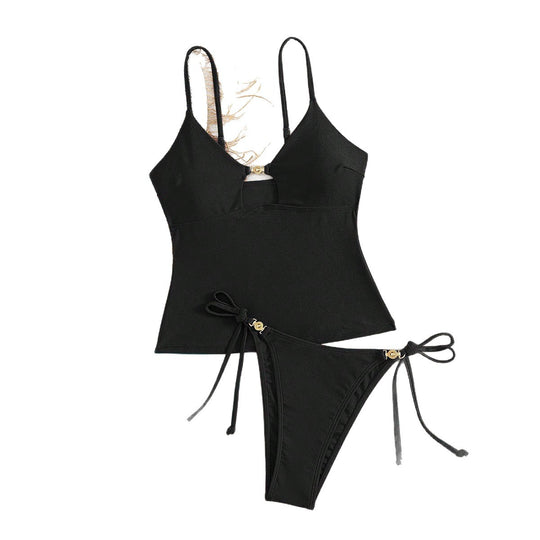 Damen Glamouröser Monokini mit modischen Cut-Outs EB