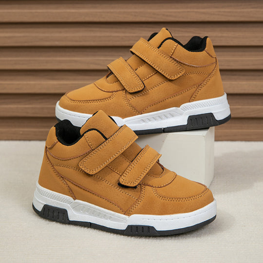 Damen Sportliche High-Top Sneaker mit verstellbarem Klettverschluss EB