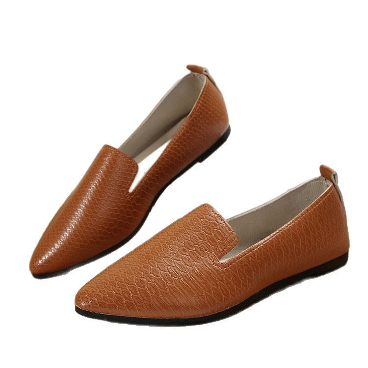 Damen elegante Slipper aus strukturiertem Material EB