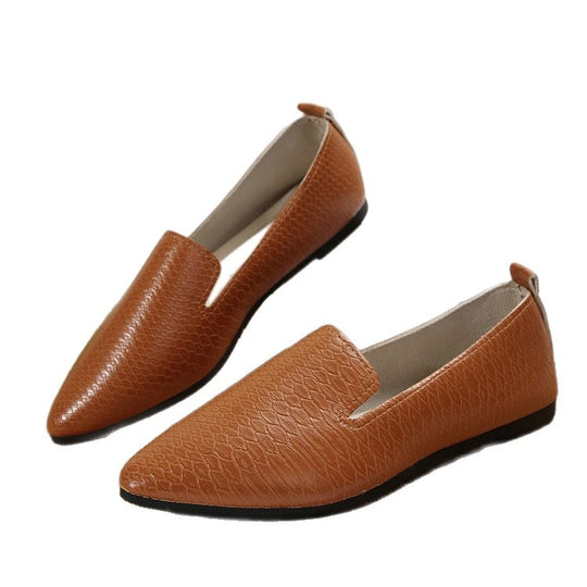 Damen elegante Slipper aus strukturiertem Material EB