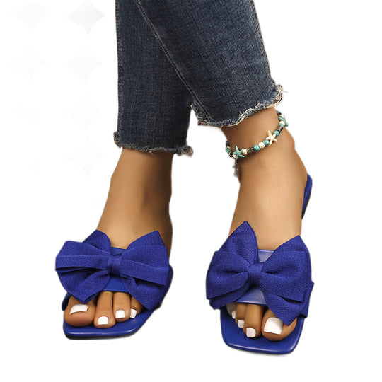 Damen Slingback-Sandalen mit modischer Schleifenapplikation EB
