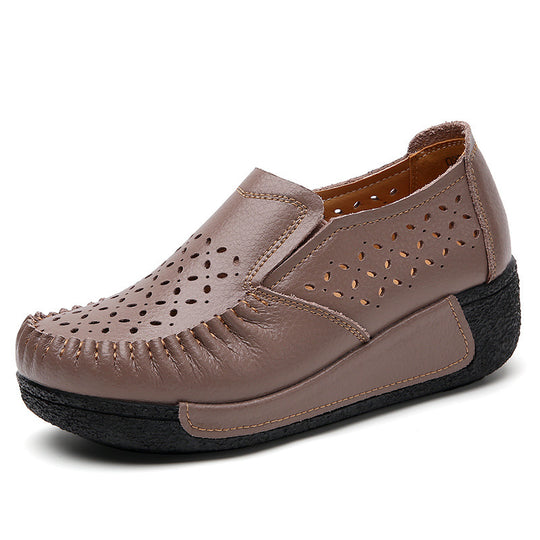Damen Komfortable Slip-On Sneakers mit anpassungsfähiger Sohle EB