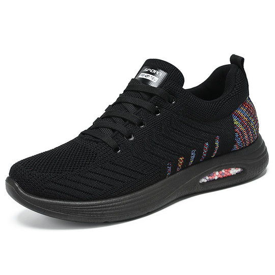 Damen Sportliche Sneakers mit atmungsaktiver Netzstruktur und Dämpfungstechnologie EB