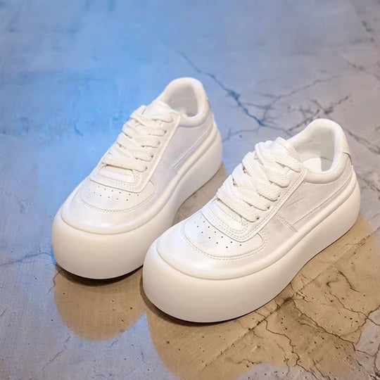 Damen Plateau Sneakers mit ergonomischer Sohle und atmungsaktivem Obermaterial EB