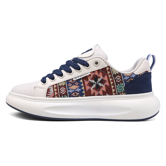Damen Freizeit Sneaker mit modischer Textil-Oberfläche und bequemer Dämpfung EB