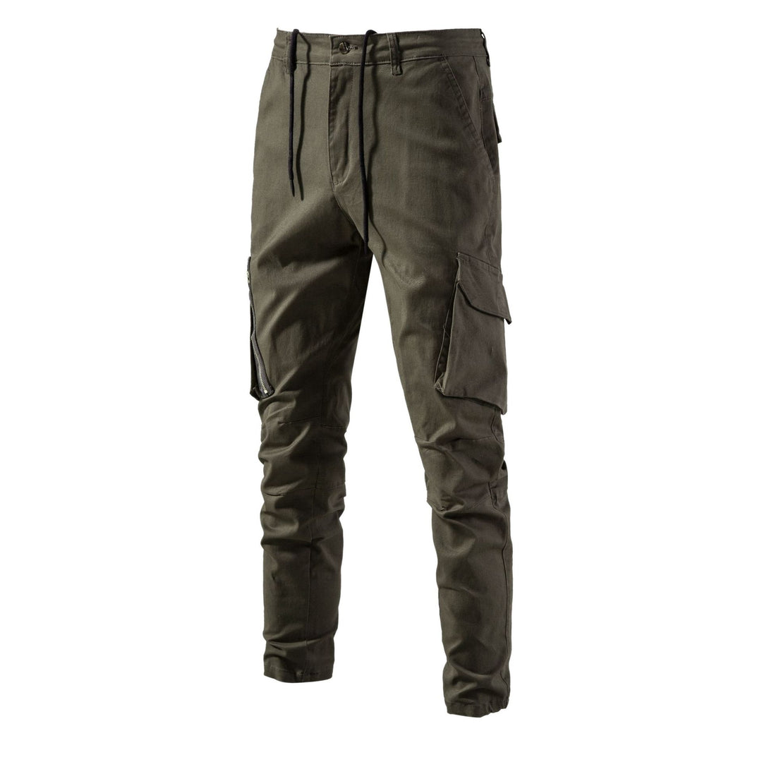 Herren Cargo-Hose mit funktionalen Taschen und elastischem Bund EB