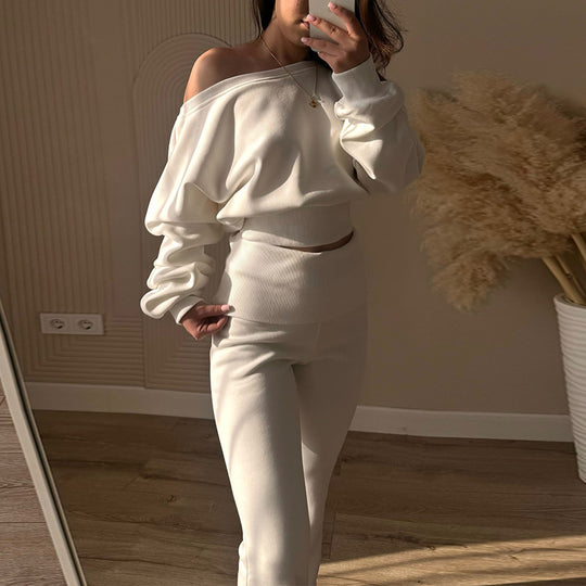 Damen lässiger oversized Lounge-Anzug EB