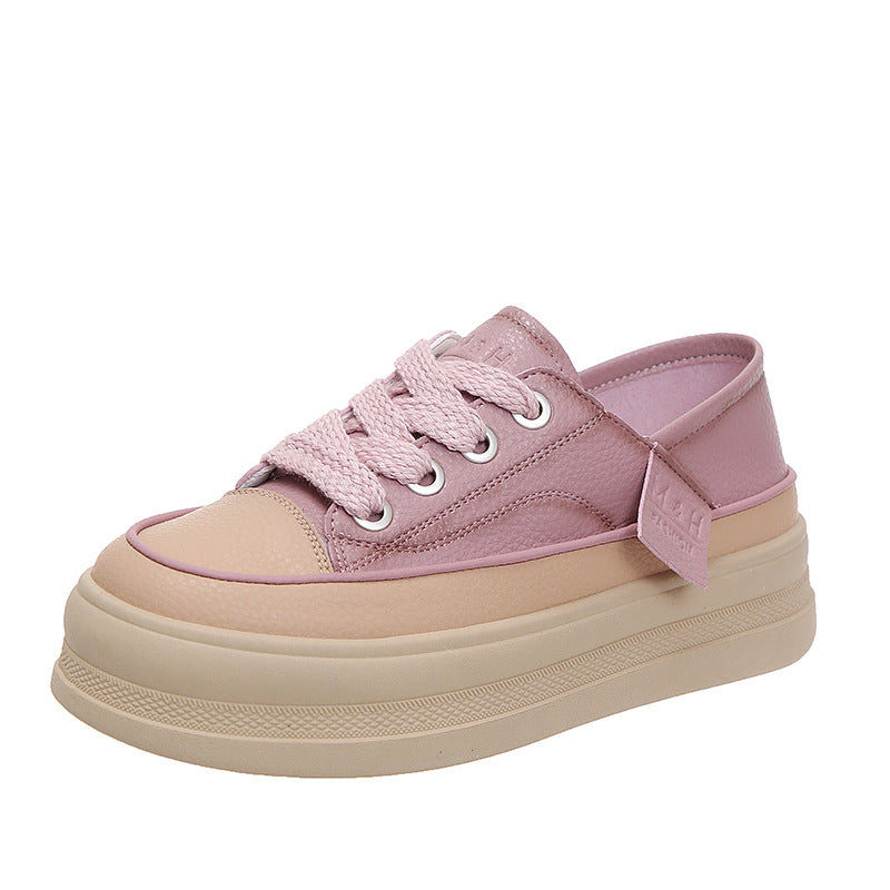 Damen Bequeme Sneaker mit Plateau-Sohle EB