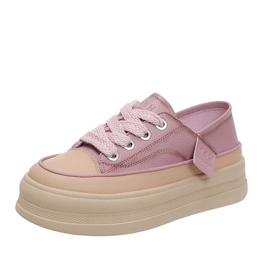 Damen Bequeme Sneaker mit Plateau-Sohle EB