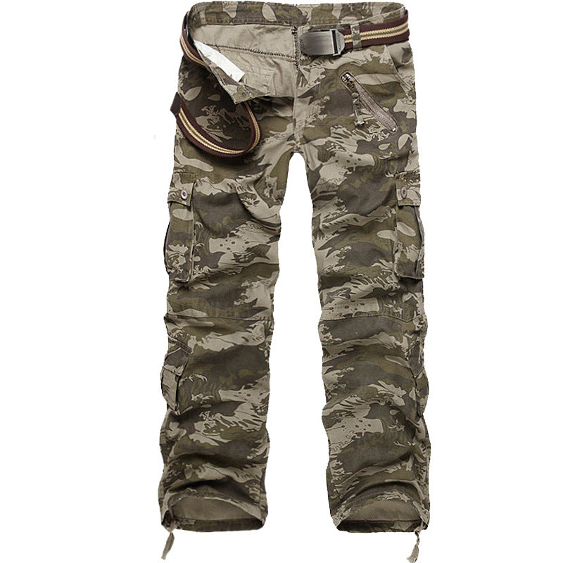 Herren Cargo-Hose mit elastischem Bund und vielseitigen Taschen EB