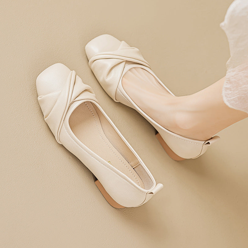 Damen Ballerinas mit elegantem Knoten-Design EB