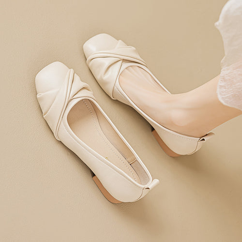 Damen Ballerinas mit elegantem Knoten-Design EB