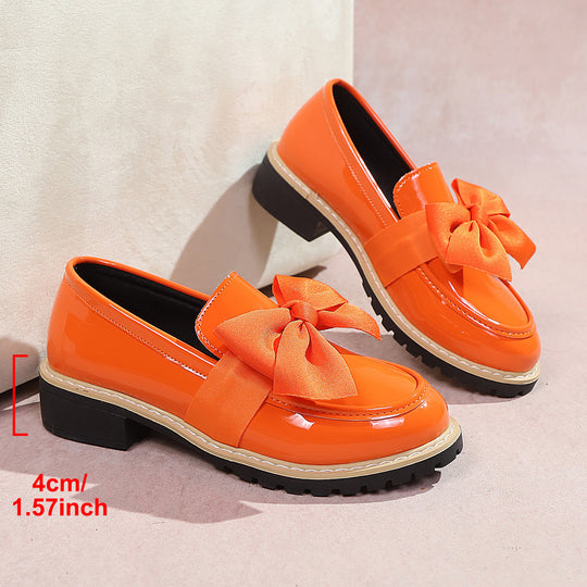 Damen Ballerina-Schuhe mit dekorativen Schleifen und rutschfester Sohle EB