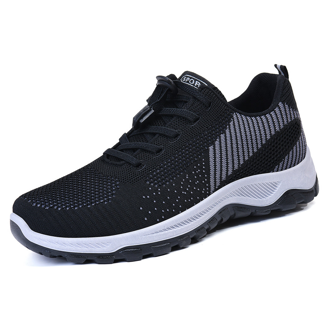 Damen Sportliche Laufschuhe mit atmungsaktivem Strickoberteil und innovativem Schnellschnürsystem EB