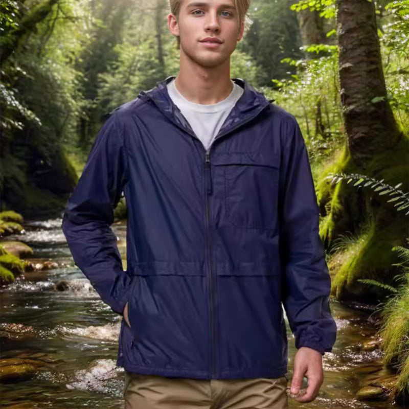 Herren winddichte Outdoor-Jacke EB