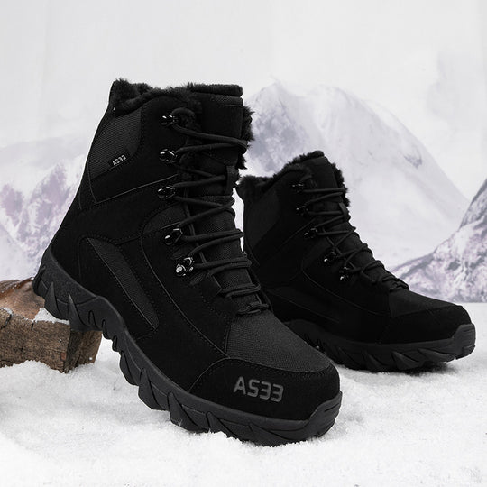 Herren Isolierte Winterstiefel mit rutschfester Sohle und warmem Innenfutter EB