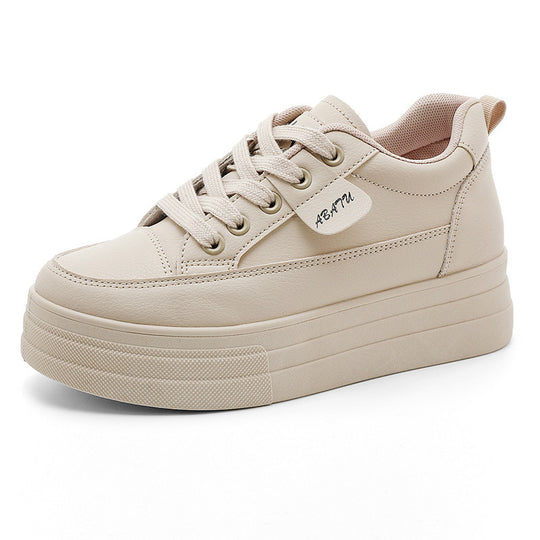 Damen Plateau-Sneaker mit atmungsaktiver Oberflächenstruktur und rutschfester Laufsohle EB
