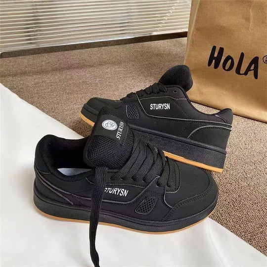 Damen Sportliche Sneakers mit rutschfester Gummisohle und atmungsaktivem Obermaterial EB