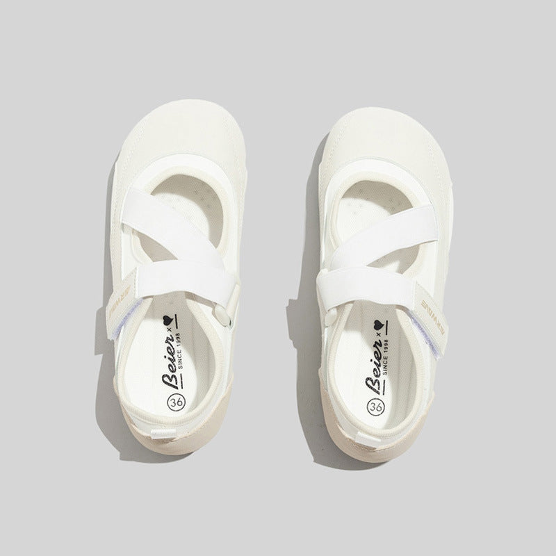 Damen Sportliche Freizeitschuhe mit verstellbarem Klettverschluss und rutschfester Sohle EB