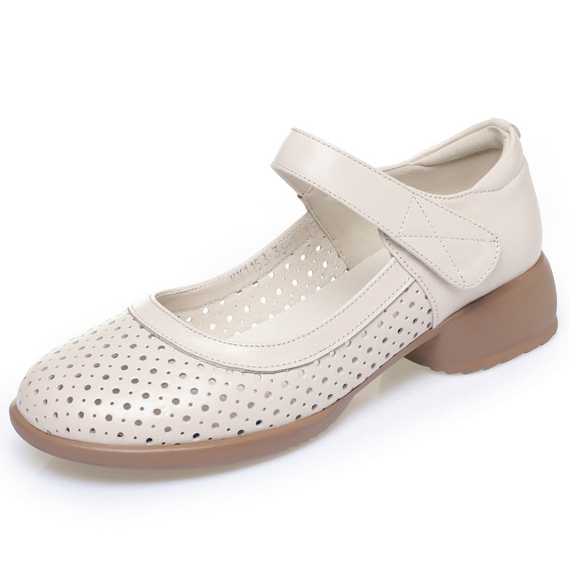 Damen Komfortable und elegante Ballerinas mit verstellbarem Riemen EB