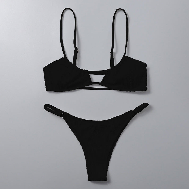 Damen Triangel-Bikini mit raffiniertem Netzdesign EB