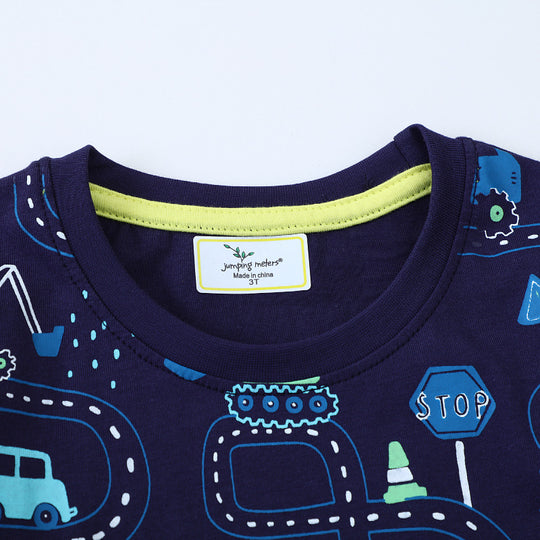 Jungen T-Shirt mit aufregendem Baustellen-Design EB