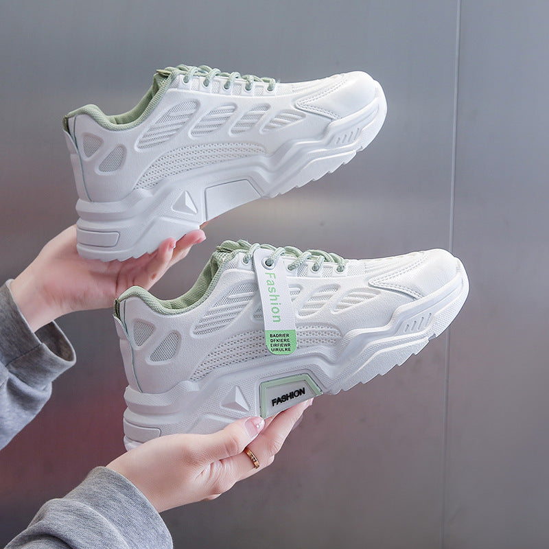 Damen Sportliche Sneakers mit atmungsaktiver Mesh-Oberfläche und dämpfender Sohle EB