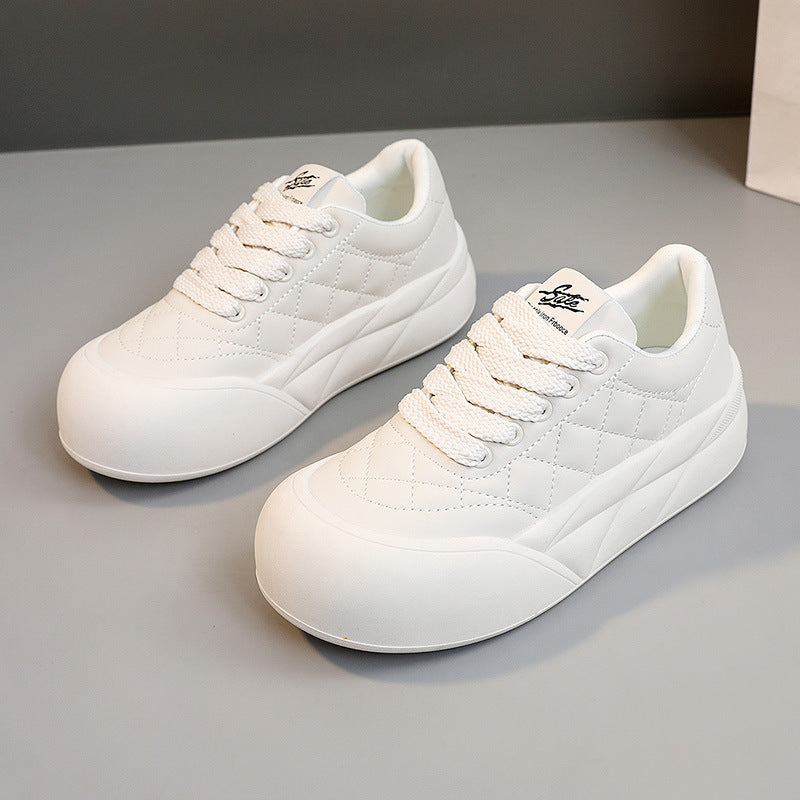 Damen modische Sneakers mit trendigem Profil und gepolsterter Sohle EB