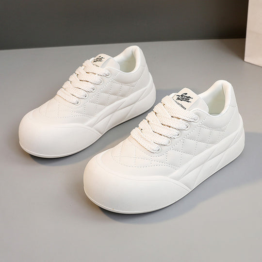 Damen modische Sneakers mit trendigem Profil und gepolsterter Sohle EB