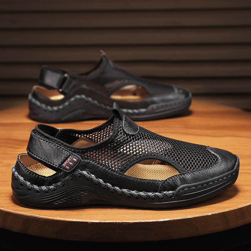 Damen Sportliche Outdoor-Sandalen mit rutschfester Sohle und atmungsaktivem Netz EB