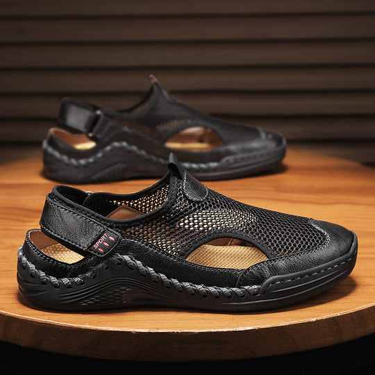 Damen Sportliche Outdoor-Sandalen mit rutschfester Sohle und atmungsaktivem Netz EB