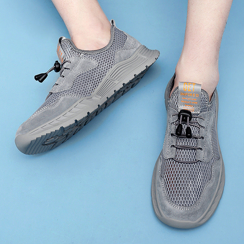 Damen Sportliche Freizeitschuhe mit atmungsaktivem Mesh-Obermaterial und innovativem Schnürsystem EB