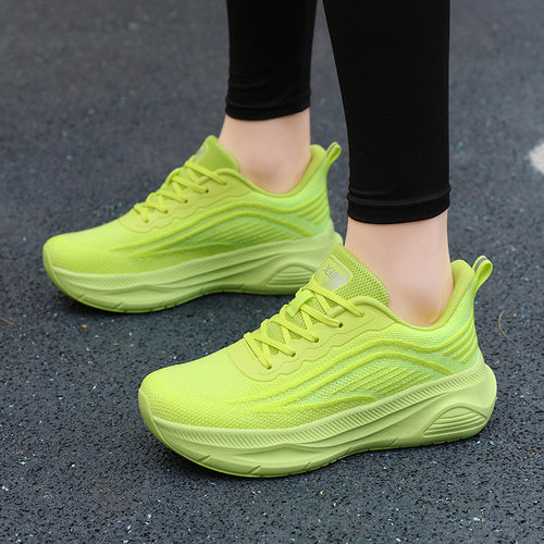 Damen Sportliche Lauf-Sneaker mit atmungsaktivem Obermaterial und stoßdämpfender Sohle EB