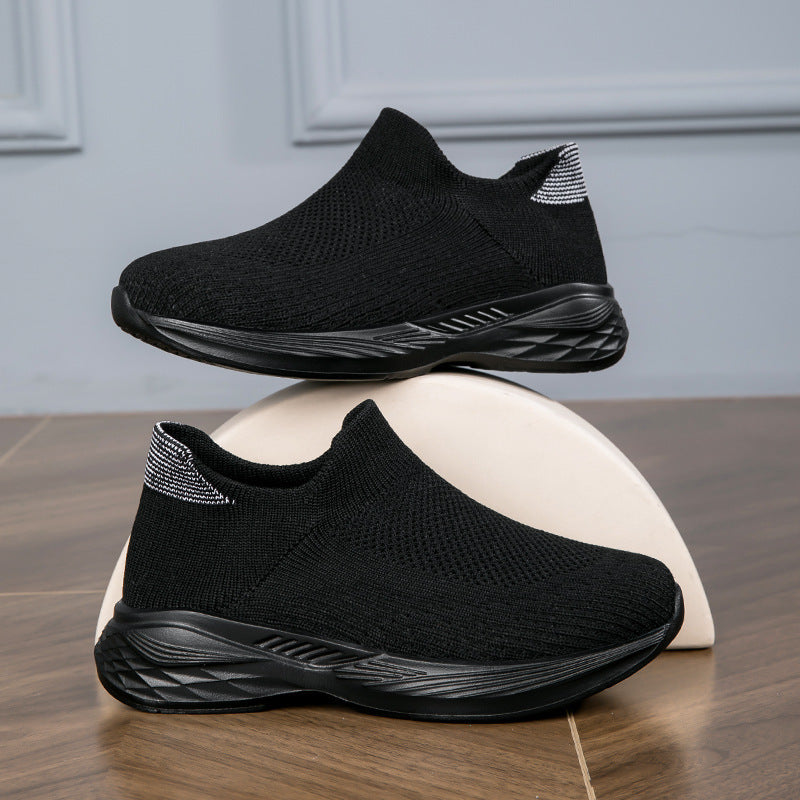 Damen Hochwertige Slip-On Sneakers mit flexiblem und atmungsaktivem Obermaterial EB