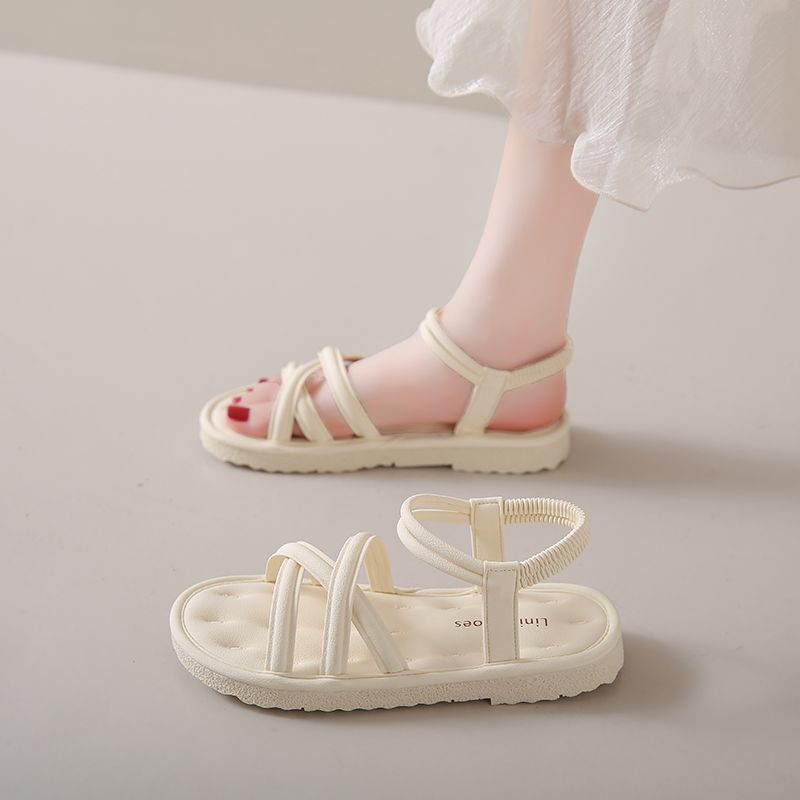 Damen bequeme Sandalen mit elastischem Riemensystem EB